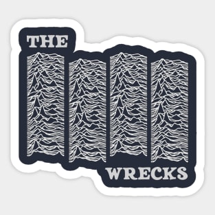 the wrecks Sticker